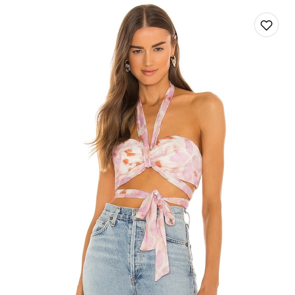 X revolve Tammy top in watercolor floral